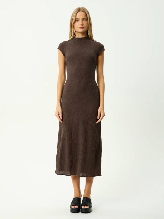 Afends Dresses & Skirts - Afends Seersucker Elodie Midi Dress